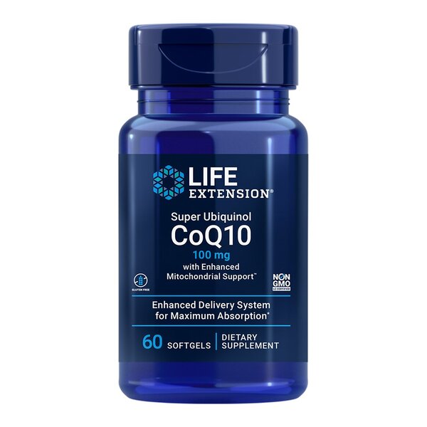 Super Ubiquinol CoQ10 with Enhanced Mitochondrial Support, 100mg - 60 softgels