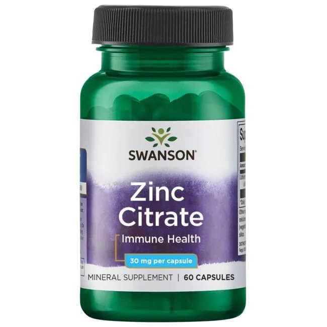 Zinc Citrate, 30mg - 60 caps