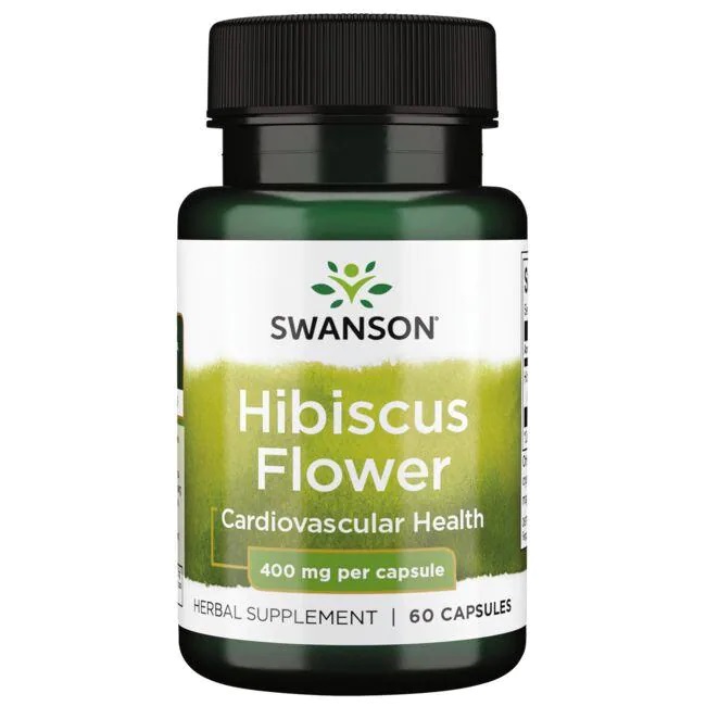 Hibiscus Flower, 400mg - 60 caps