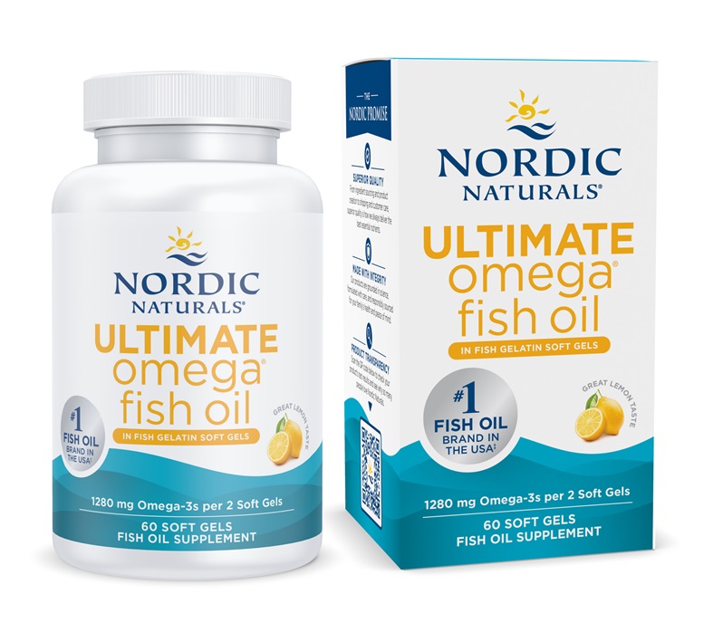 Ultimate Omega in Fish Gelatin, 1280mg Lemon (EAN 768990891250) - 60 softgels
